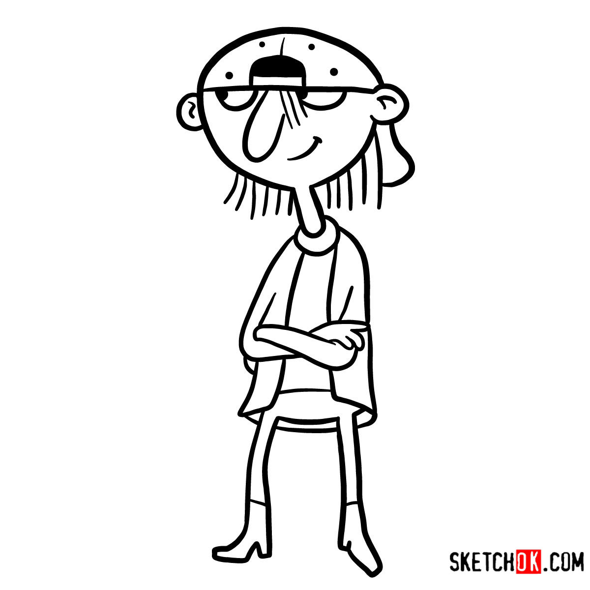 1200x1200 how to draw sid hey arnold