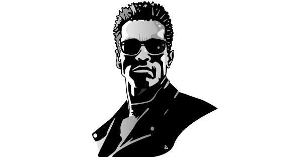 598x312 arnold schwarzenegger vector portrait