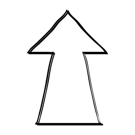 512x512 Hand Drawn Arrow