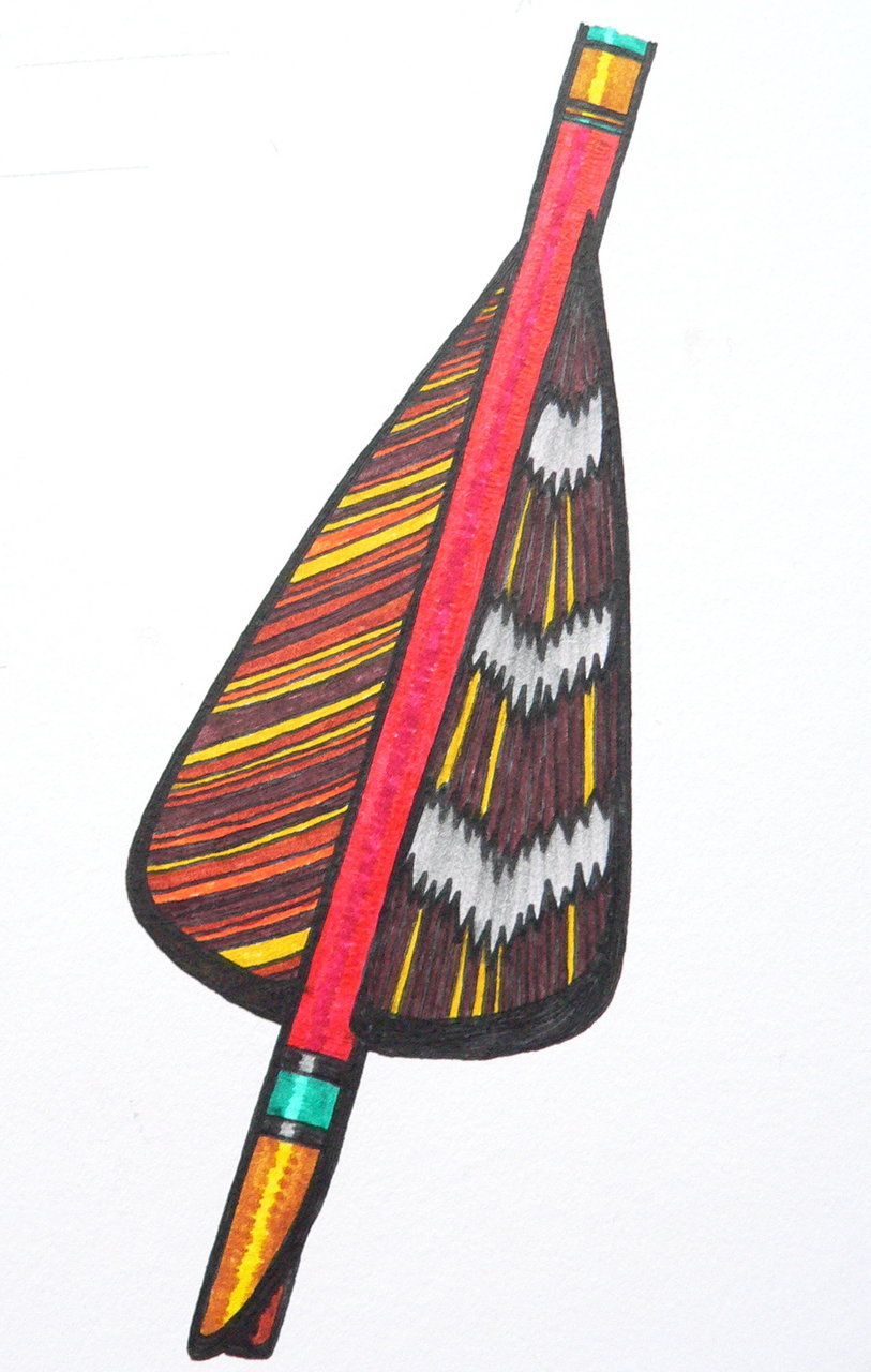 813x1280 eatsleepdraw arrowhead drawing from a trip to leeds armory