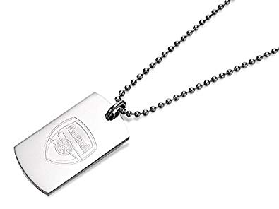 395x296 arsenal f c mens gents jewellery jewelry stainless steel dog tag