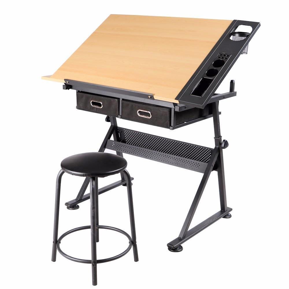 1000x1000 Yaheetech Art Craft Drawing Board Drafting Desk