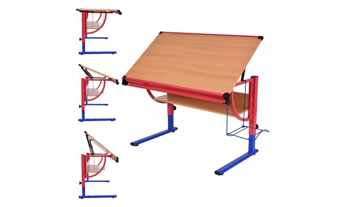 700x420 Adjustable Drafting Table Workstation Drawing Desk Art Craft