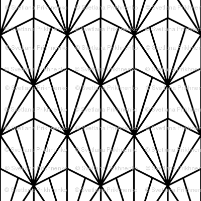 400x400 Geometric Art Deco Pattern