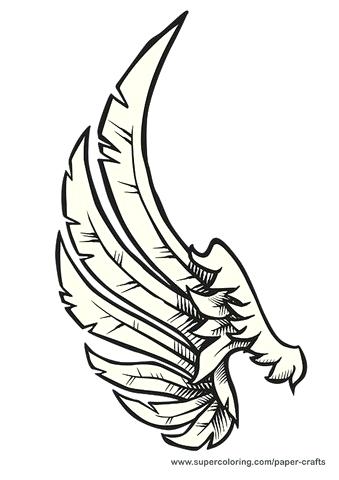 339x480 Angel Wings Drawings Free Premium Templates Design Drawing Template