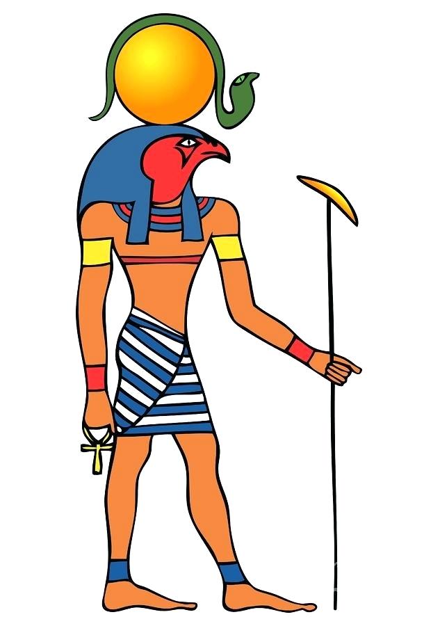 633x900 Egyptian Gods Drawings Mythology Coloring Pages Colouring Myths