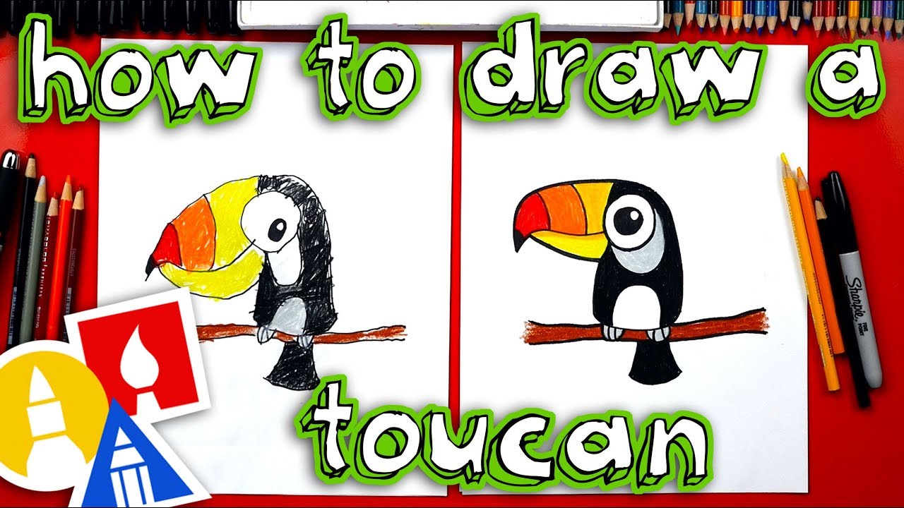 1280x720 How To Draw A Cute Cartoon Toucan