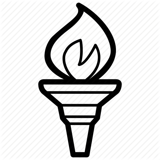 512x512 Drawing, Torch, Illustration, Transparent Png Image Clipart Free