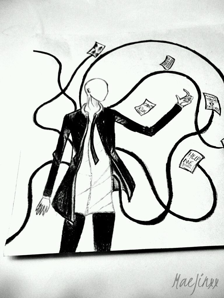 768x1024 Slender Man Drawing Stuff I Draw Slender Man Drawing, Art