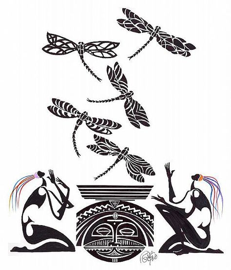 474x553 Art Nouveau Dragonfly Drawing