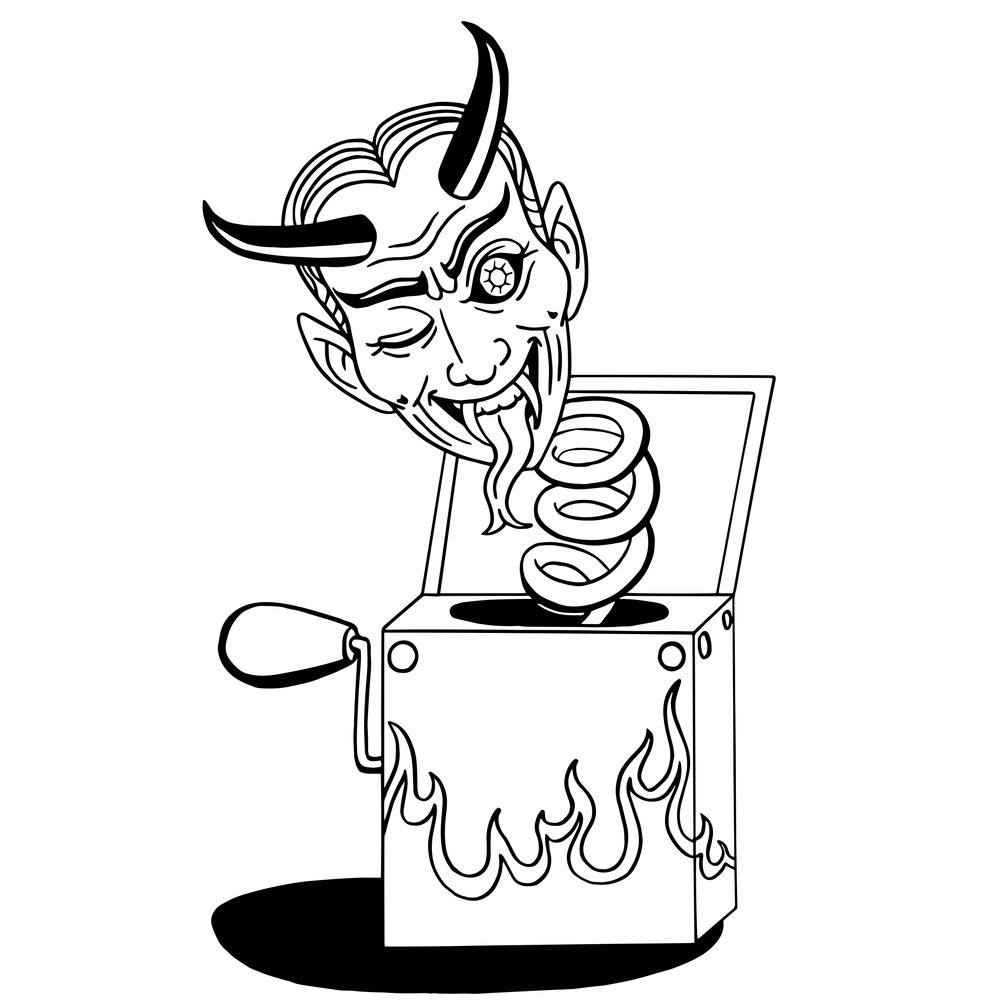 1000x1000 Ink Drawings Chunks Illustration