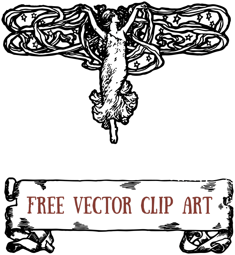 800x868 Art Nouveau Oh So Nifty Vintage Graphics