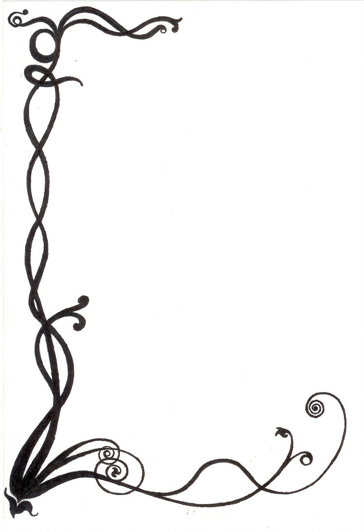740x1081 Art Nouveau Border