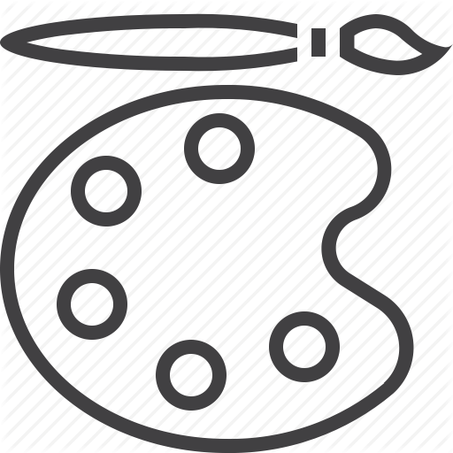 512x512 Art, Brush, Drawing, Palette Icon