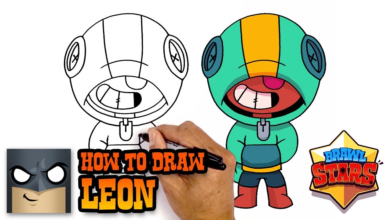 1280x720 How To Draw Leon Brawl Stars Awesome Step
