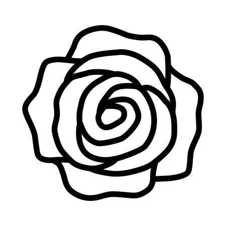450x450 Rose Flower Or Romantic Rose Line Art Icon For Apps And Websites