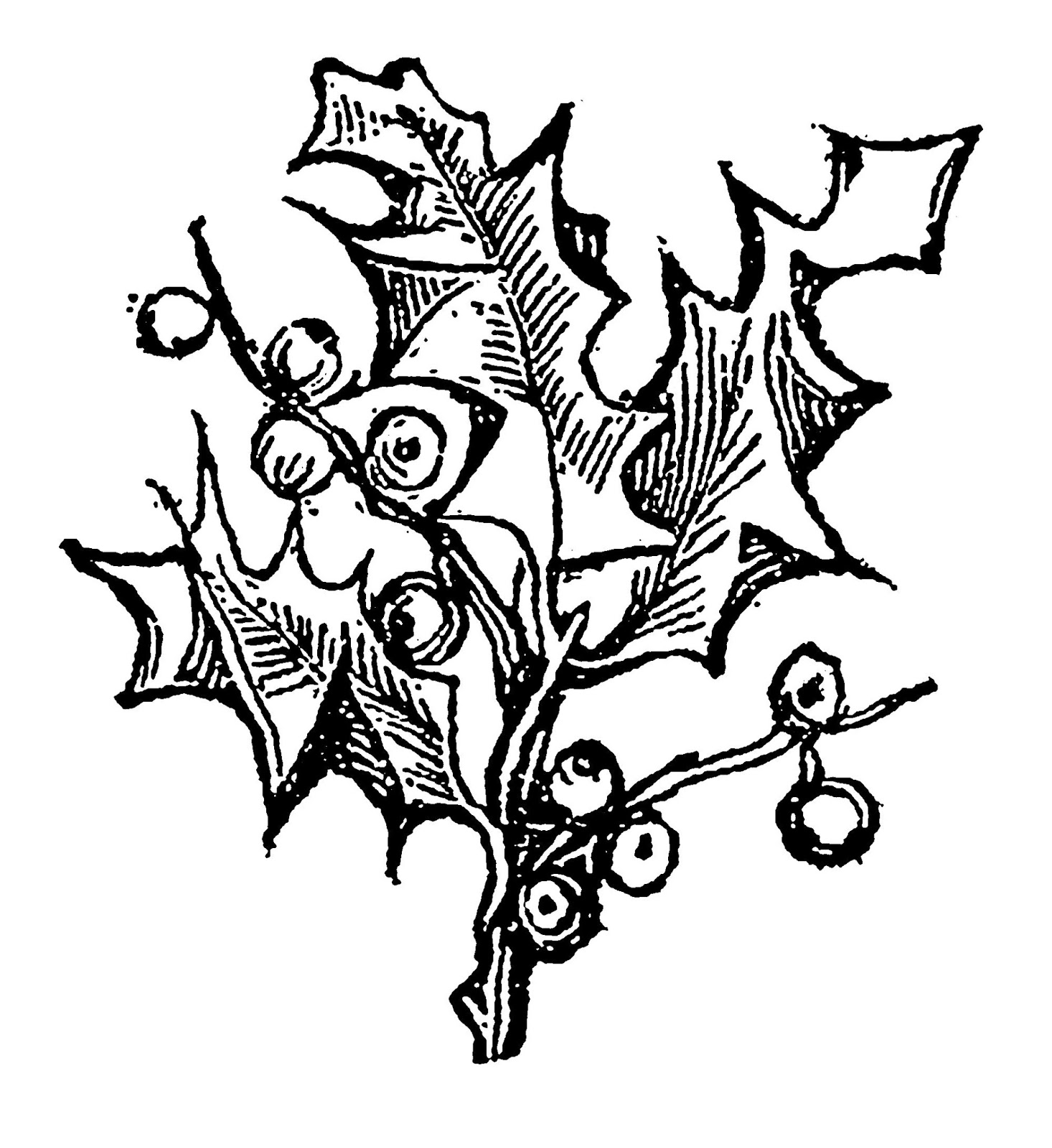 1466x1600 Digital Stamp Design Botanical Digital Stamp Strawberry Christmas