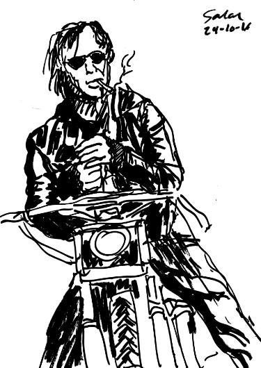 375x530 Original Motorcycle Drawings From Spain Saatchi Art