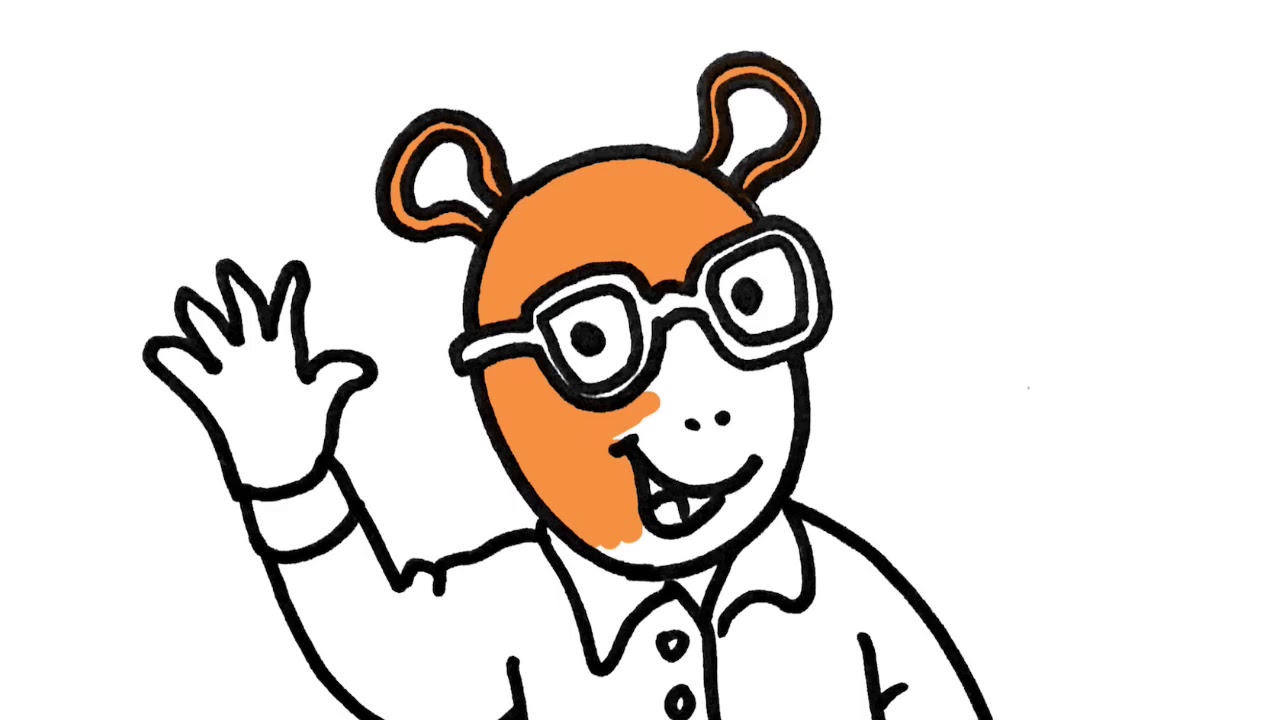 1280x720 Drawings For Kids How To Draw Arthur And Colouring For Kids