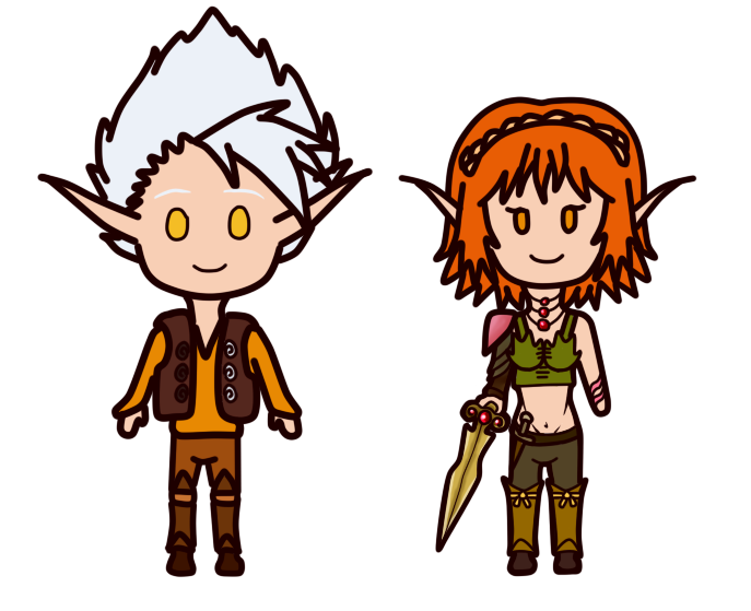 687x559 Welcome, Traveler! My Artworks' First Drawing I Drew