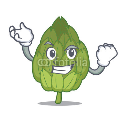 400x400 Successful Artichoke Character Cartoon Style Buy Photos Ap