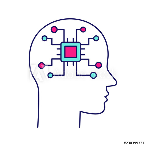 500x500 Artificial Intelligence Color Icon