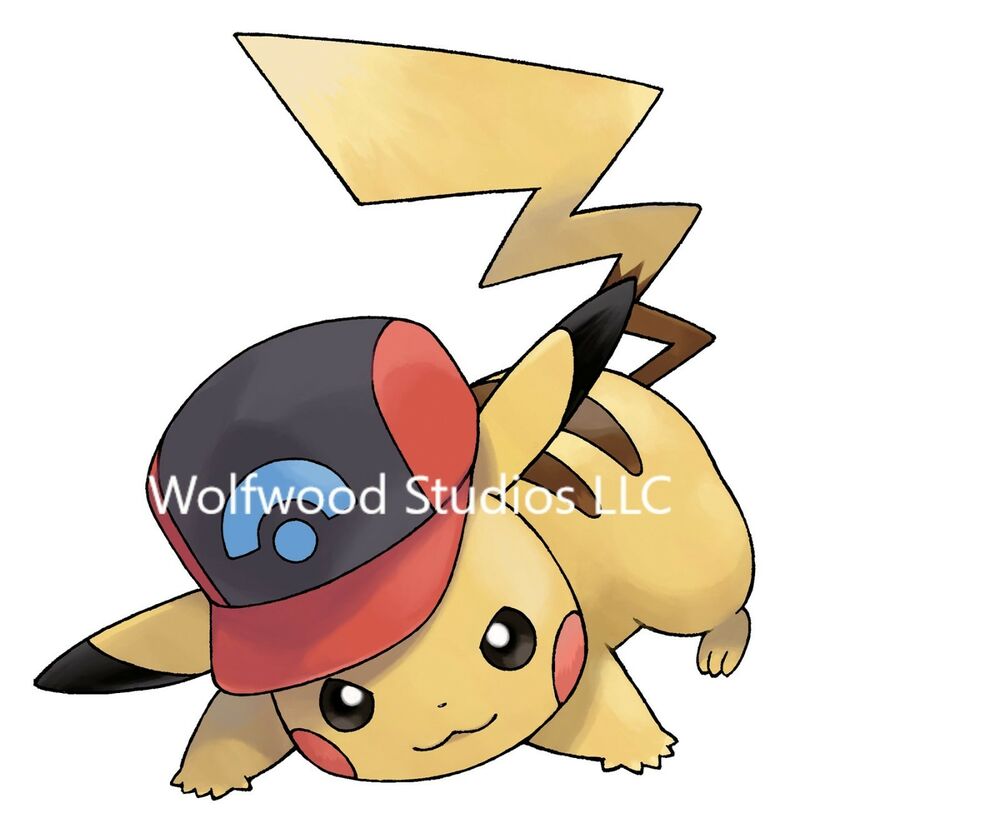 1000x833 Pokemon Cute Pikachu In Ash Ketchums Hat Cartoon Drawing Publicity