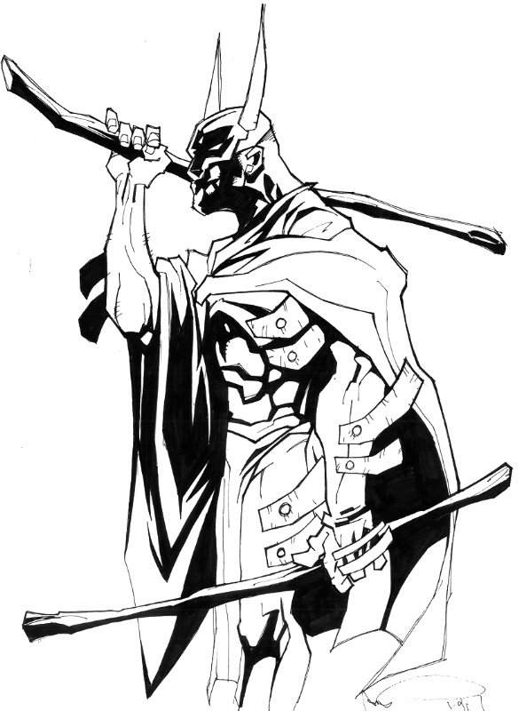 585x800 Ash Wood Medeival Batman, In Tim Townsend's Ashley Wood Comic Art