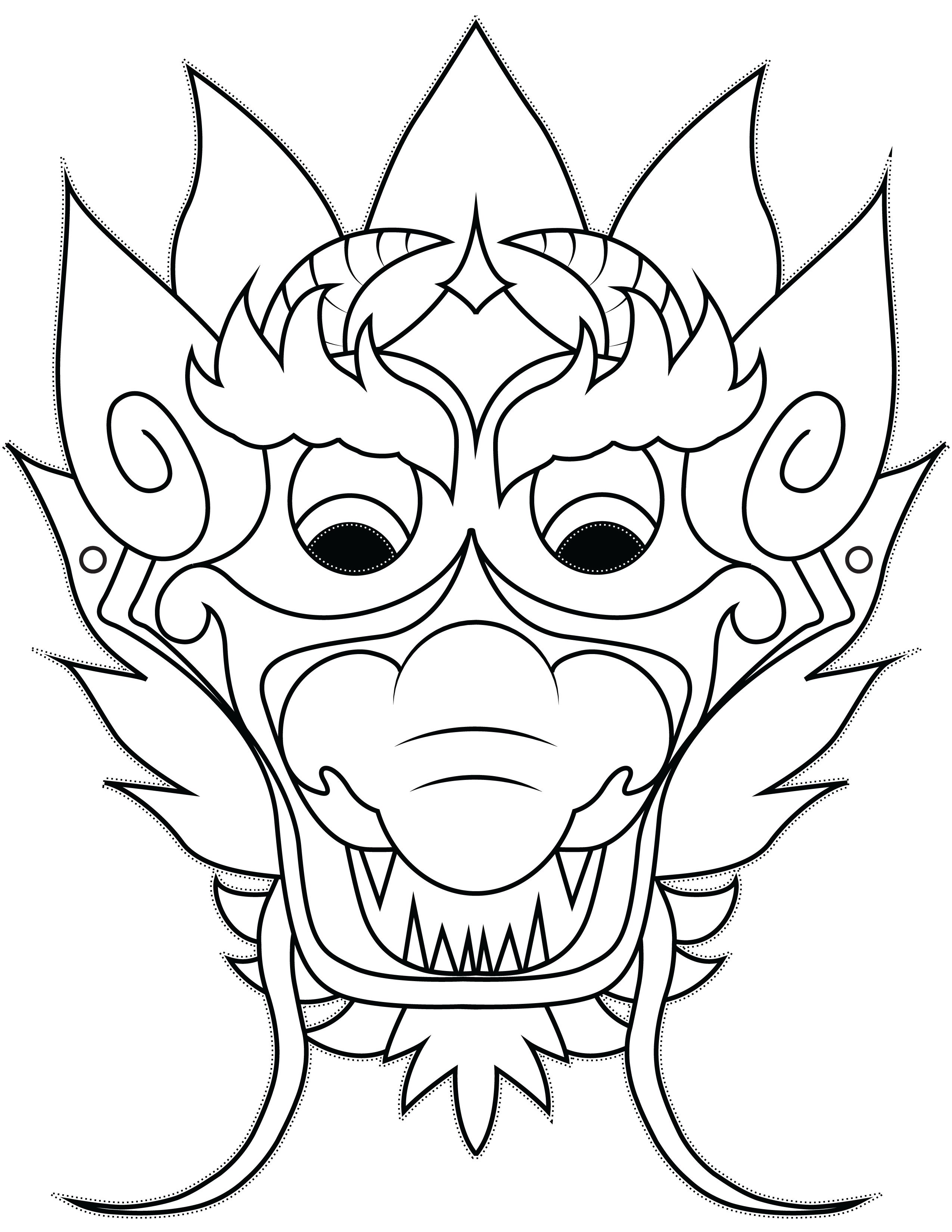 2550x3300 Dragon Mask