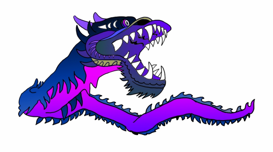 920x514 Green Chinese Dragon, Purple Chinese Dragon