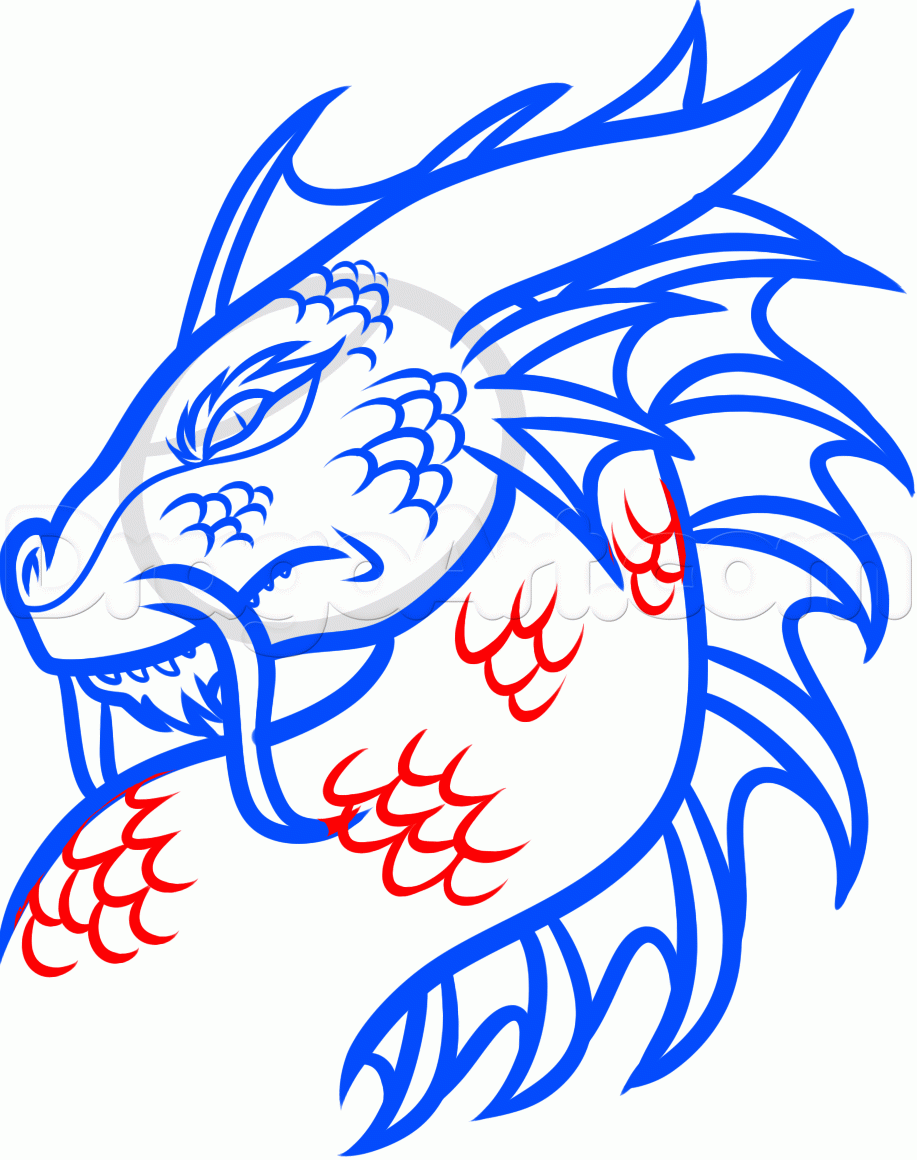 917x1160 How To Draw An Asian Dragon Drawing Dragons For Art Students