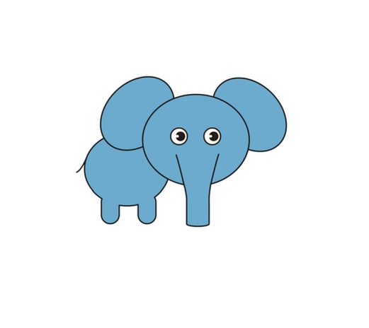 521x464 How To Draw An Elephant Step