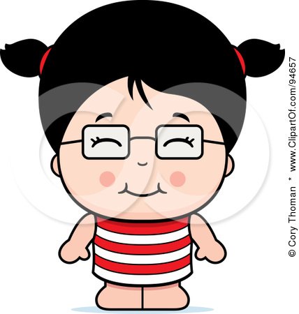 428x450 Cute Asian Girl Wearing Glasses Posters, Art Prints