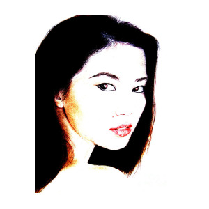 300x300 Asian Model Drawing