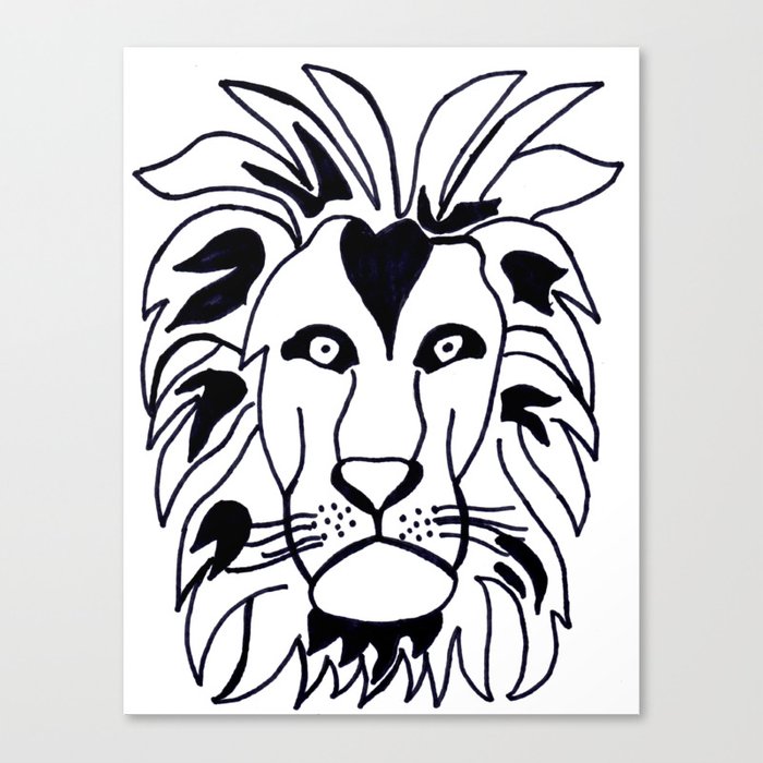 700x700 Aslan Canvas Print