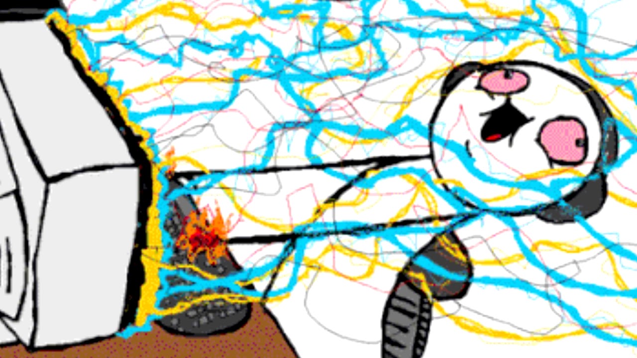 1280x720 asmr watter bottle shaking, hair spray, tapping sounds trigger