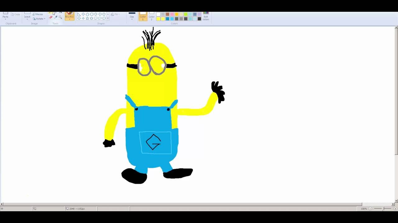 1280x720 Minion Asmr Drawing Binaural Asmr Bob Ross Widescreen Ultra Hd