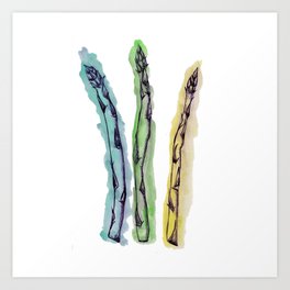 264x264 Asparagus Art Prints