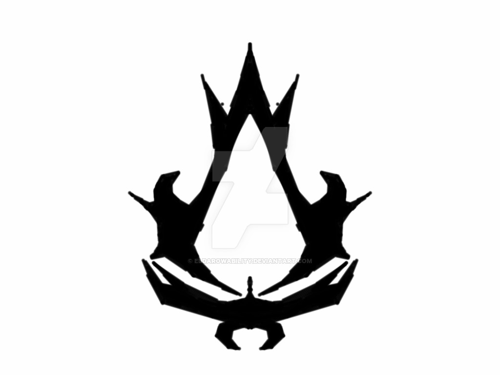 1024x768 how to draw a assassin creed symbol