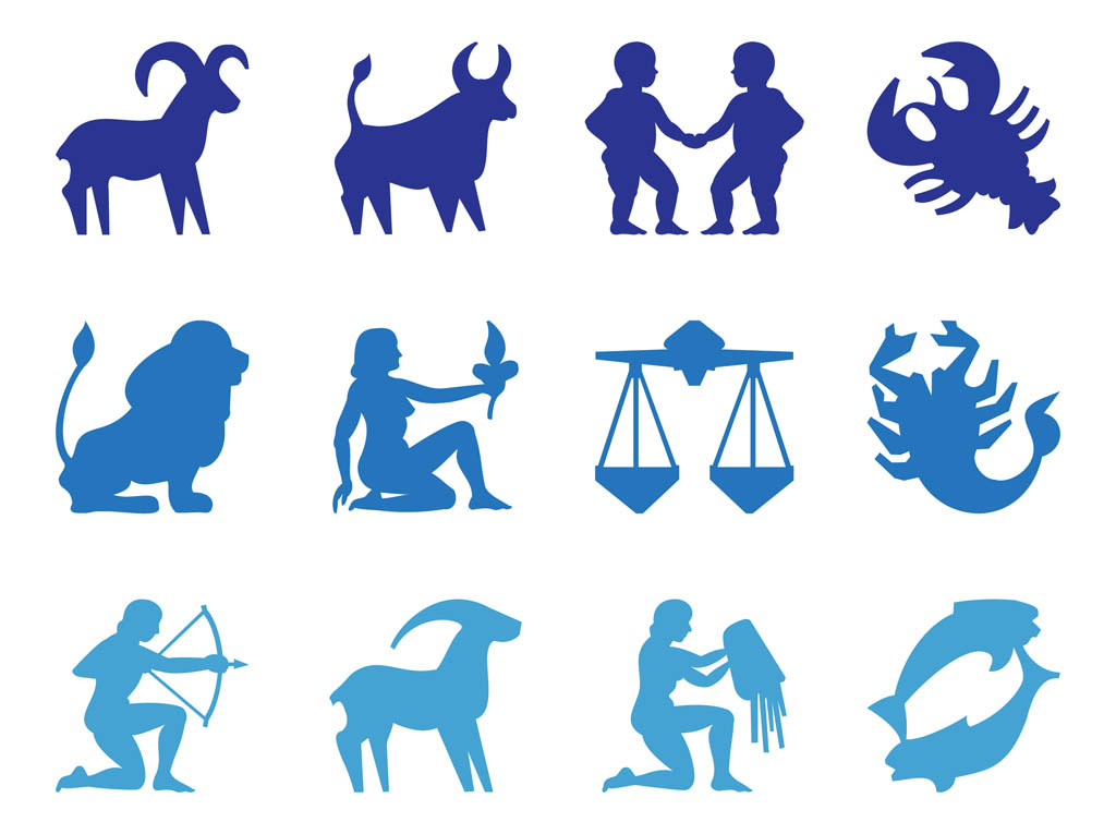 1024x765 Zodiac Signs Silhouettes Free Vectors Ui Download
