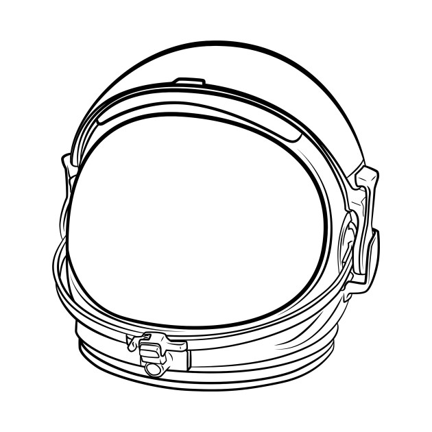 Astronaut Helmet Drawing | Free download on ClipArtMag