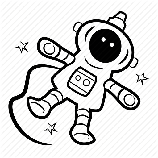 512x512 Collection Of Free Astronaut Drawing Planet Download On Ui Ex