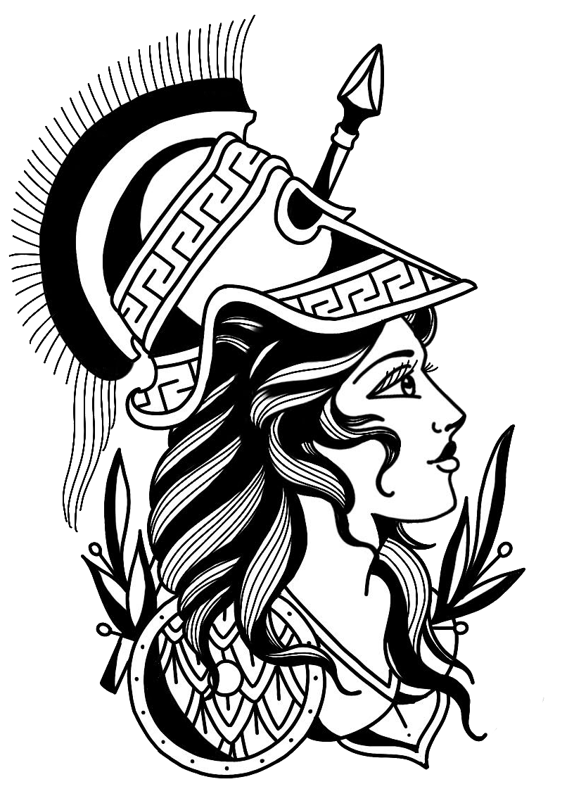 Athena Drawing Free download on ClipArtMag