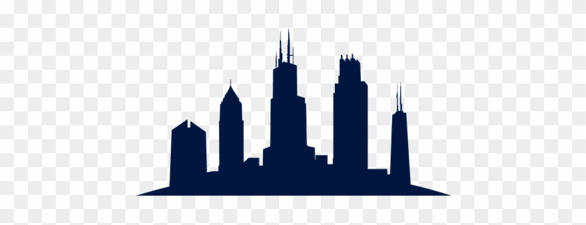 840x323 Chicago Skyline Cityscape Silhouette