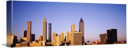 450x170 Stunning Atlanta Skyline Artwork For Sale On Canvas Prints