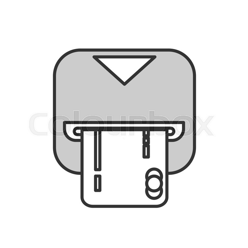 800x800 Insert Credit Card Icon Shopping Stock Vector Colourbox