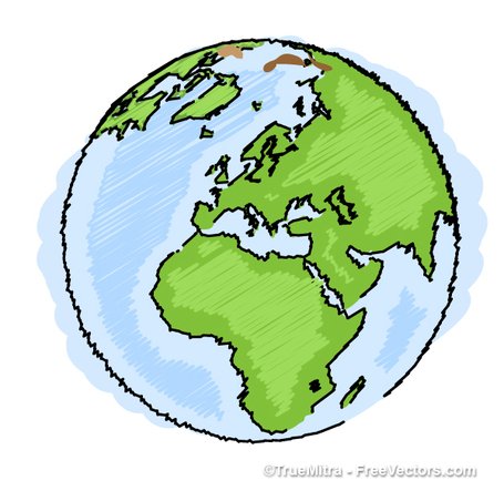 455x443 Free Earth Drawing Clipart And Vector Graphics