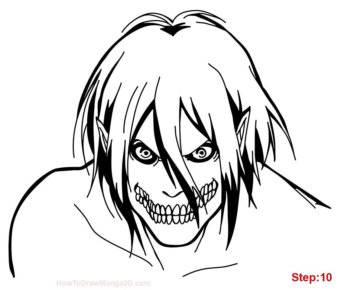 1128x960 Let's Learn How To Draw Eren From Attack On Titan Today! Eren