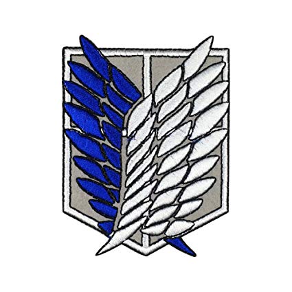 425x425 Attack On Titan Patch Embroidered Scout Regiment Scout