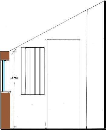 350x431 sauna in the attic